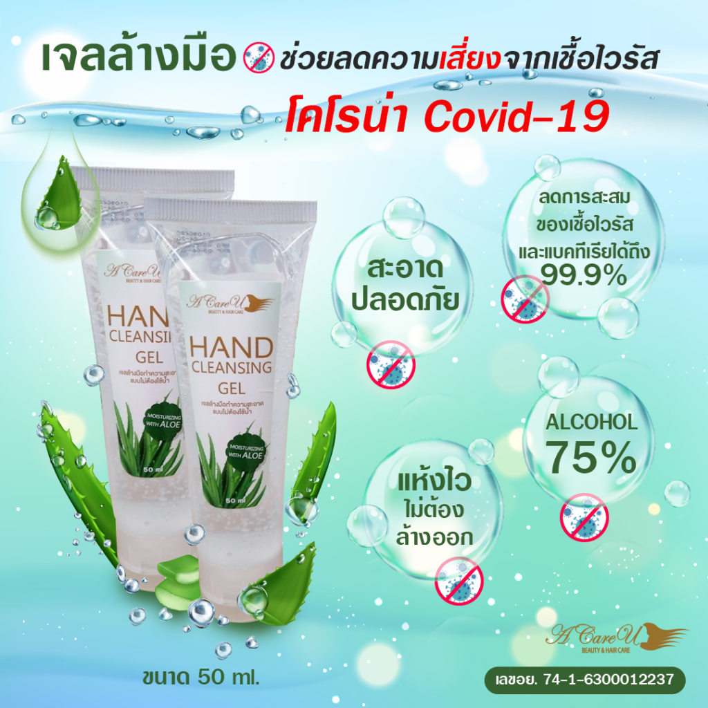 แนเนอร์เจลล้างมือแบบที่32